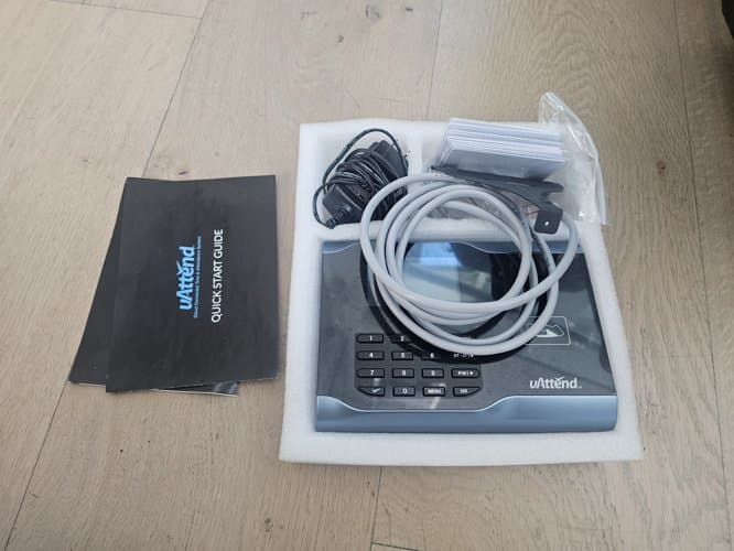 새것 UAttend time clock 출퇴근 타임카드기