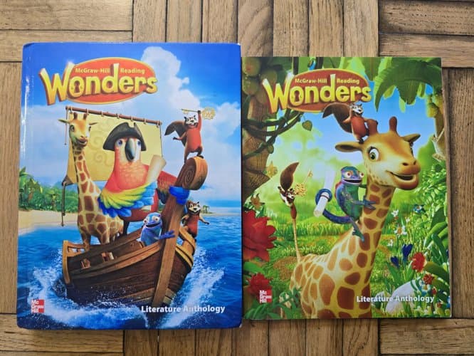Mcgraw hill reading wonders 교재 2권 일괄