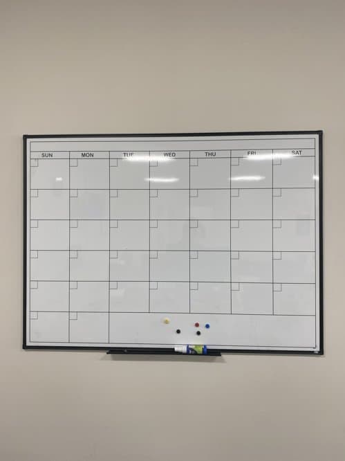 달력 화이트 보드(3개)