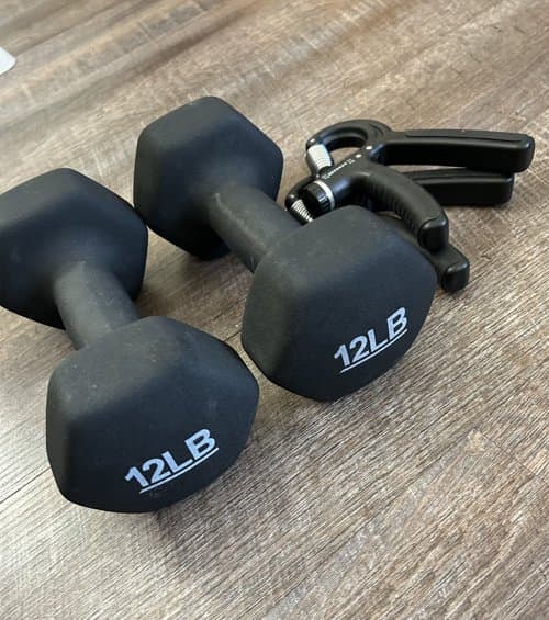 팔운동 세트!! 덤벨+악력기