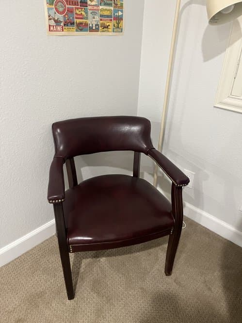 앤틱 1인용 체어