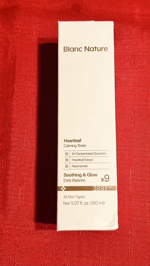 [미개봉] 블랑네이처 어성초 카밍 토너 150ml