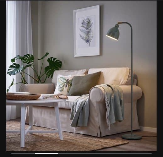 이케아 RÖDFLIK 플로어 / 독서등 (그레이-그린)