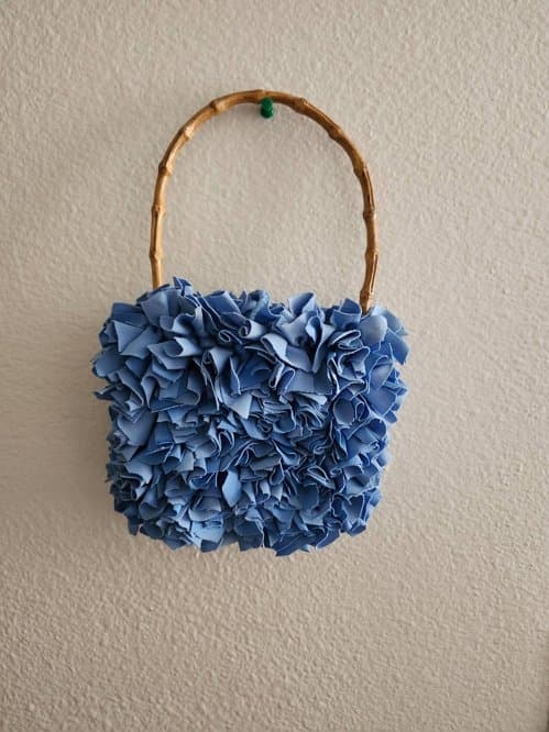 대나무손잡이핸드백