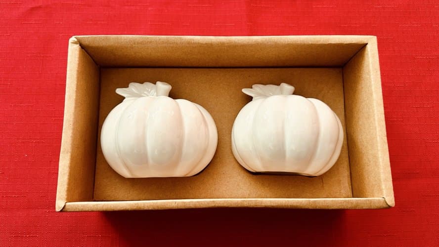 HomeGoods 호박 소금 & 후추통 세트
