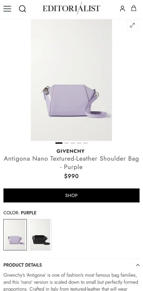 Givenchy 지방시 안티고나 나노