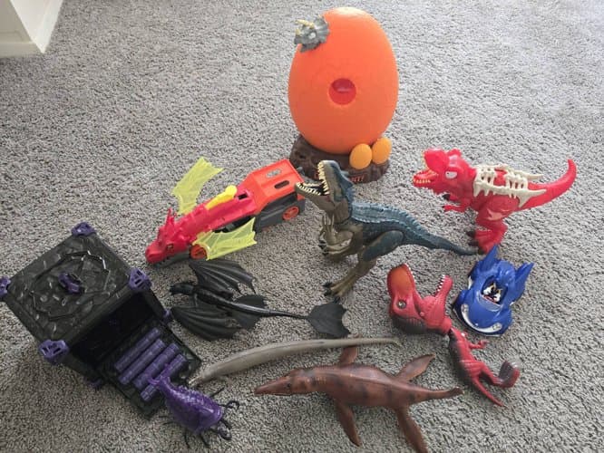 공룡들, Mr Beast토이, 핫휠카, 몬스터박스 등 일괄