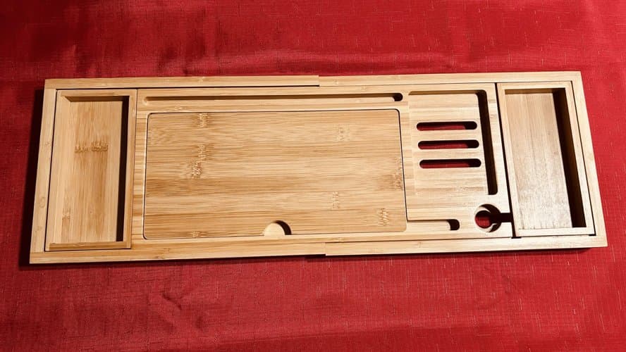 대나무 욕조 트레이