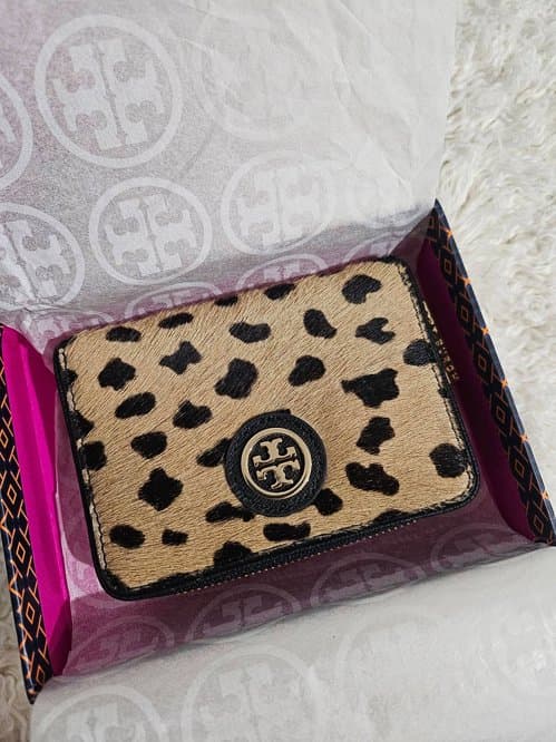 Tory Burch Leopard Print Wallet