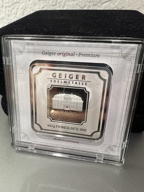 100g Geiger Silver Bar 프리미엄 순은