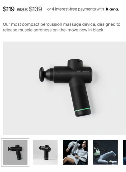 새상품) Hypervolt Go 2 마사지건