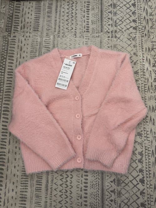 새상품 탑텐키즈 가디건, 반스타킹 6-7Y