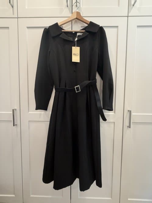 옷장정리 - 리리앤코 경조사용 원피스 (큐빅 벨트 포함)