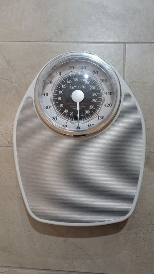 아날로그 체중계