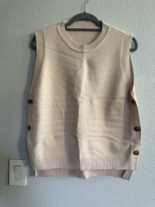 베이지 조끼( L)