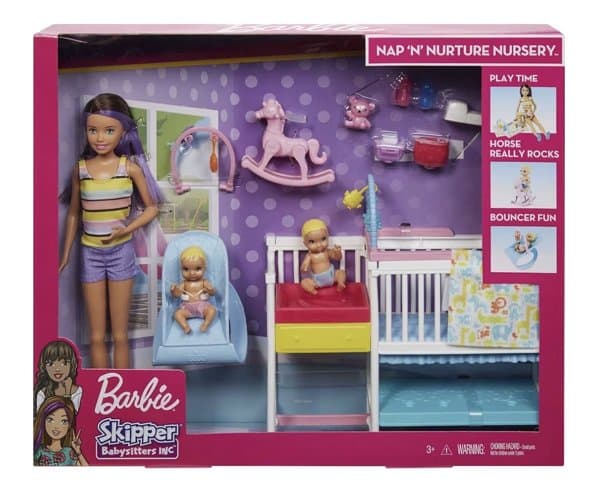 바비 베이비시터 인형세트
