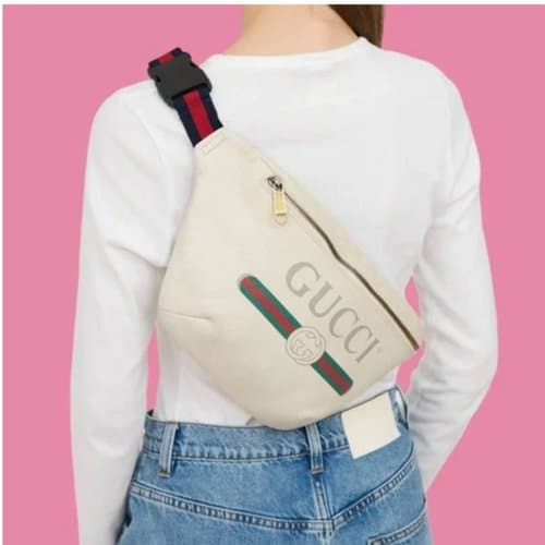 Gucci logo body bag