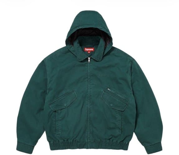 xxL / 슈프림 후드 유틸리티 자켓 다크 그린 - 25FW Supreme Hooded Utility Jacket Dark Green - 25FW