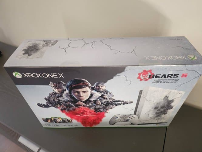박스채 새것 엑스박스 XBox 리미티드에디션 Gears 5