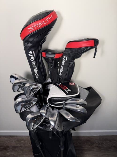 TaylorMade Stealth + Callaway Apex Golf Club Set With Bag