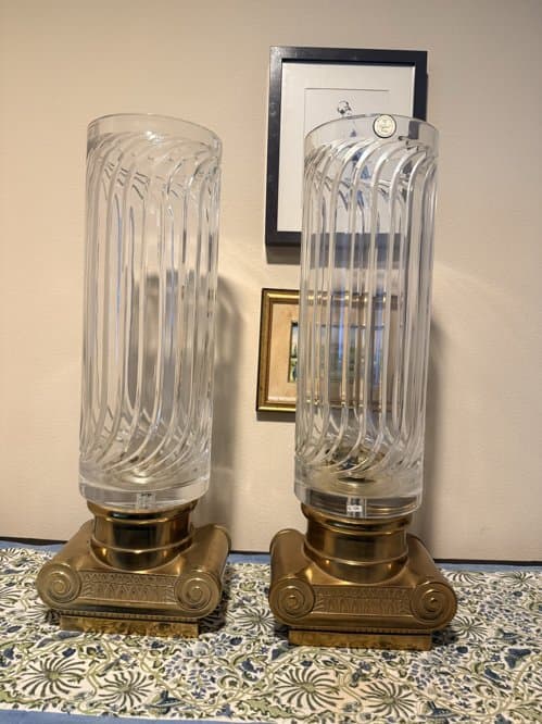 Made in Poland Crystal Clear Vase 두쌍