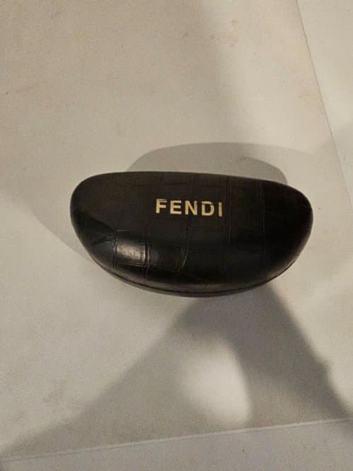 빈티지 펜디 FS383 쉴드 선글라스 (골드 FF 주카 로고)