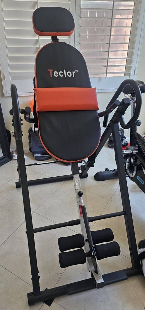 허리 스트레칭 / 디스크 관리 운동기구 2종 세트 - 거꾸리 + 트랙션 테이블