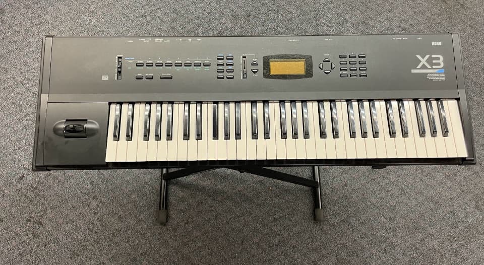 •(KORG) X3 2000s, Black, Workstation, Synthesizer. with All Inclusive- Synthesizer, Stand, Amp, Adju - 1