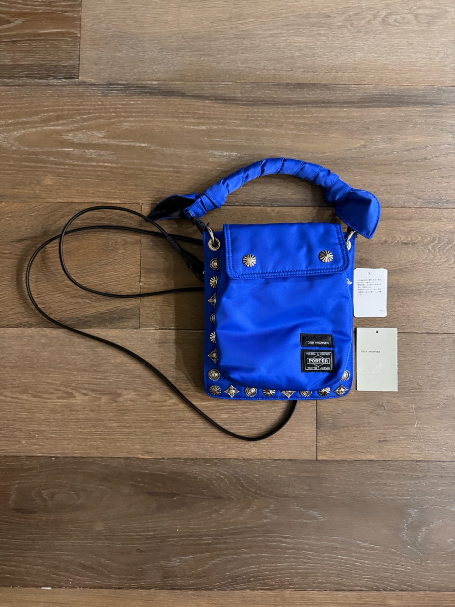Porter Yoshida x Toga Archives 2 Way Shoulder Bag Blue - 1