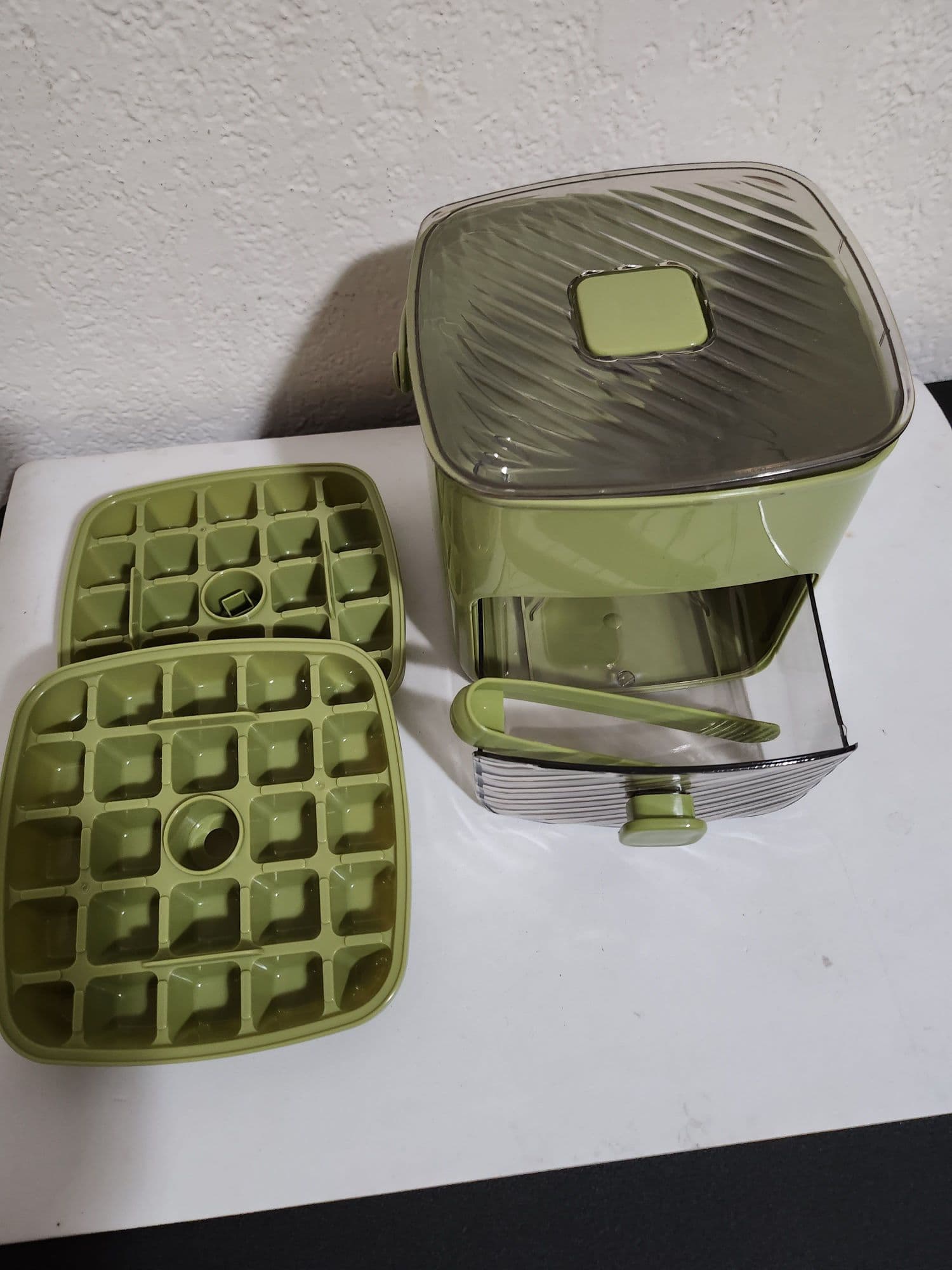 서랍형 작은얼음보관용기셋트 - 1