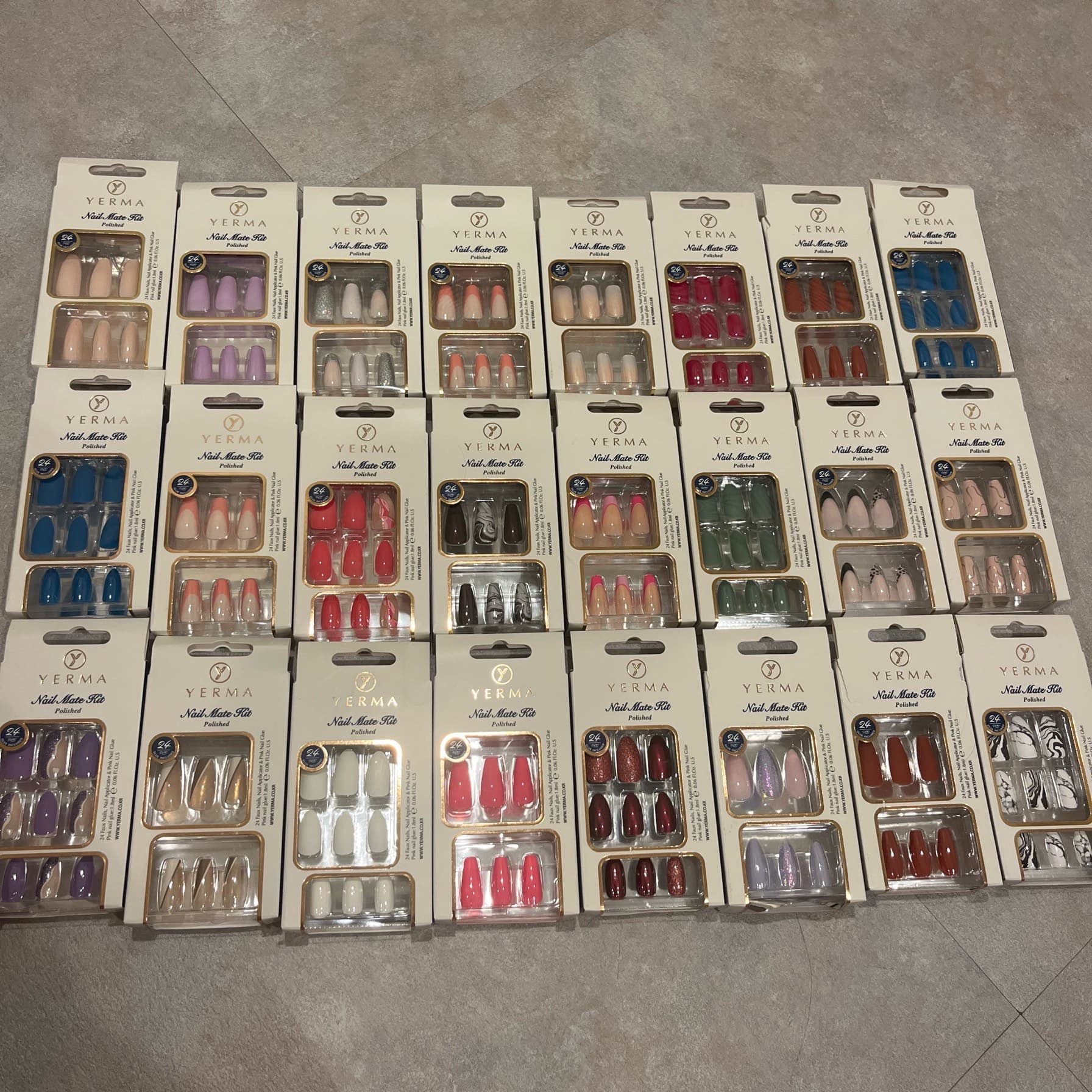 디자인 네일팁 키트 6종류 랜덤 - 1