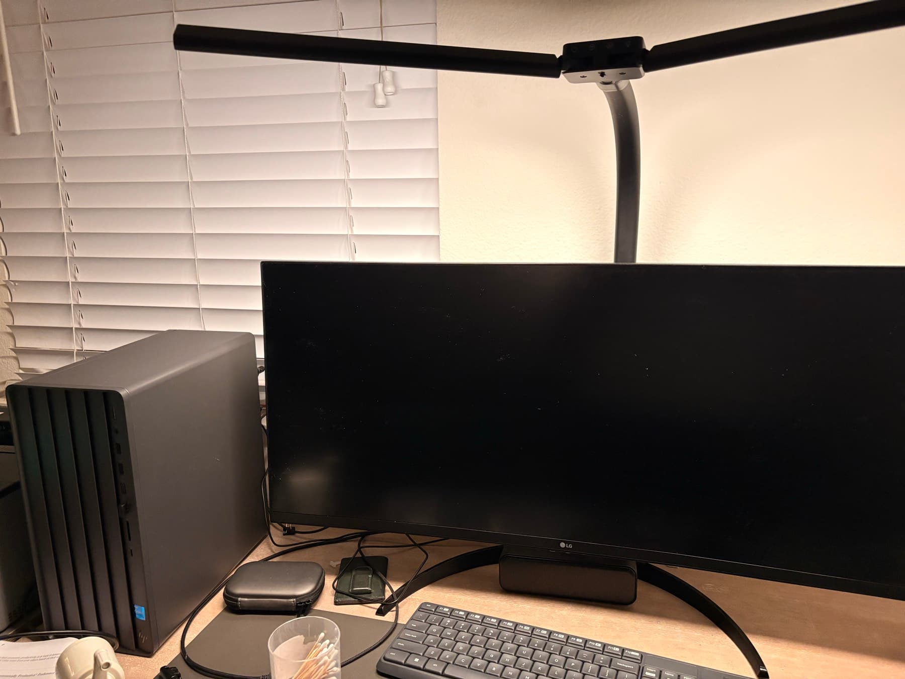 PC 데스크탑 + qhd 와이드 모니터 - 1