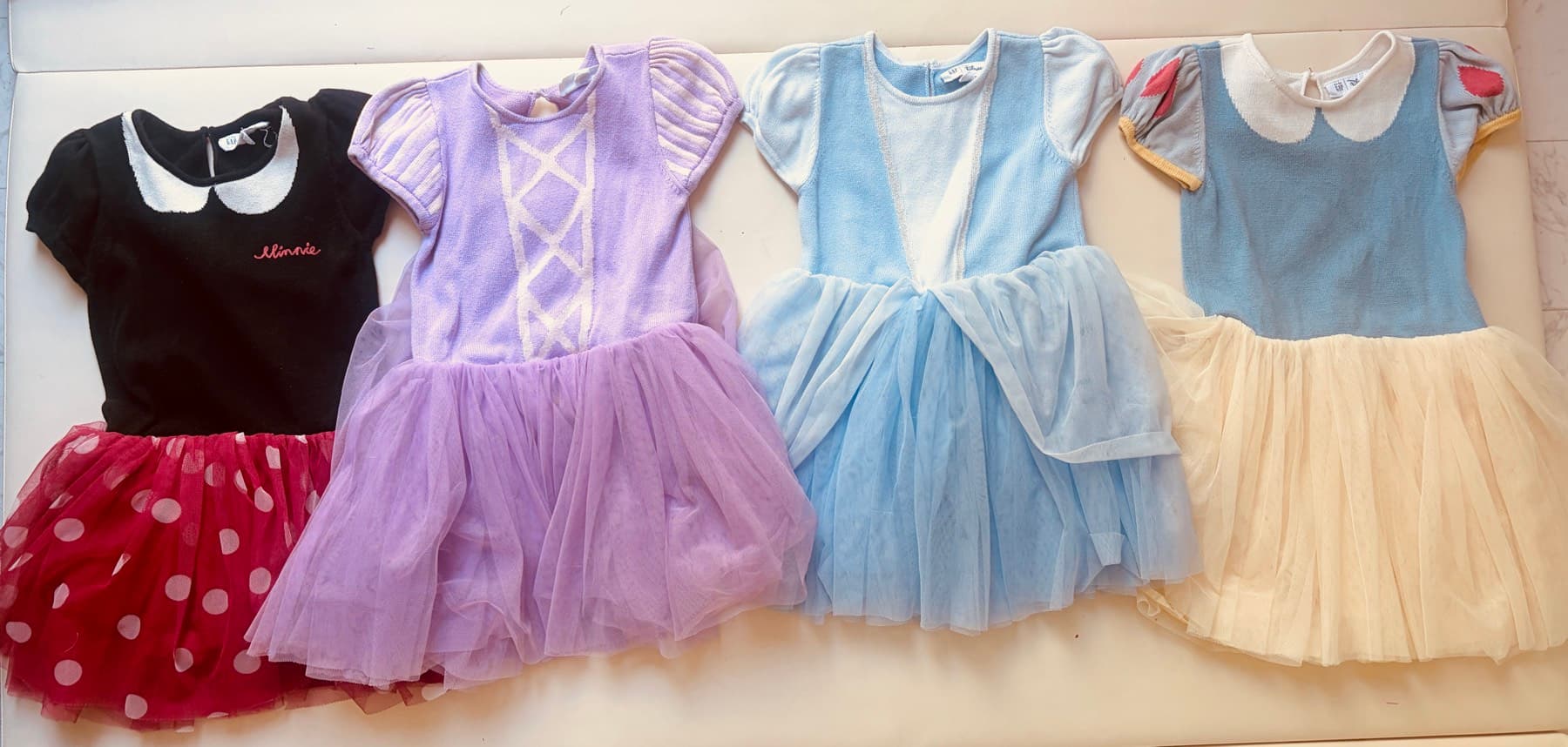 갭 디즈니 프린세스 공주 드레스 4T 4벌 - 1